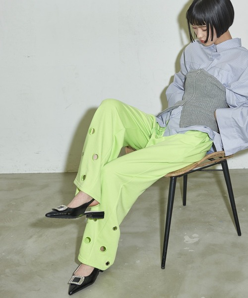 「THE YOn」 スウェットパンツ FREE アイボリー レディース_画像7