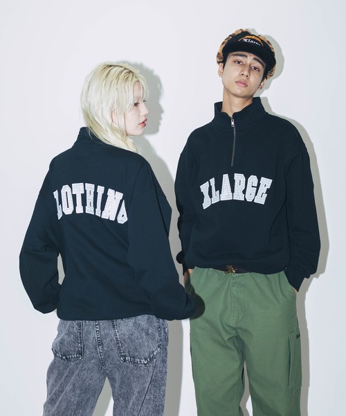 XLARGE（エクストラ ラージ） スウェットカットソー M ブラック メンズ 