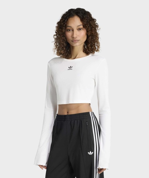 adidas Originals(アディダスオリジナルス) レディース トップス adidas（アディダス） tシャツ エッセンシャルズ スカラップ エッジ