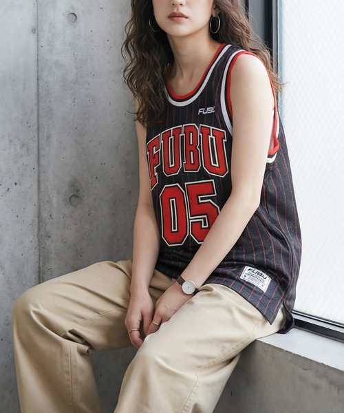 FUBU（フブ） タンクトップ 「FUBU/フブ」BASKETBALL TANK TOP