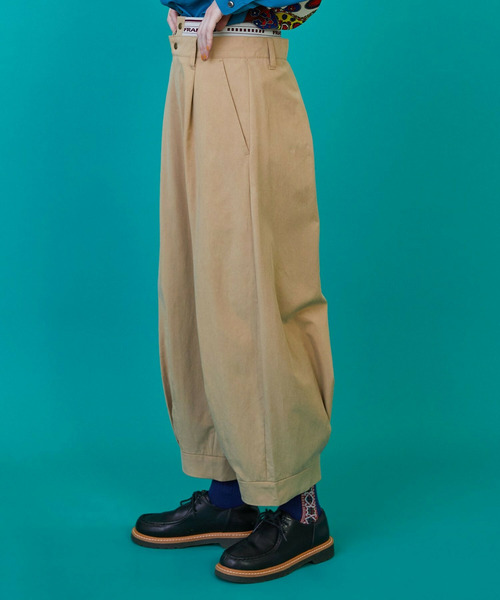 「FRAPBOIS」 パンツ 1 ネイビー レディース_画像3