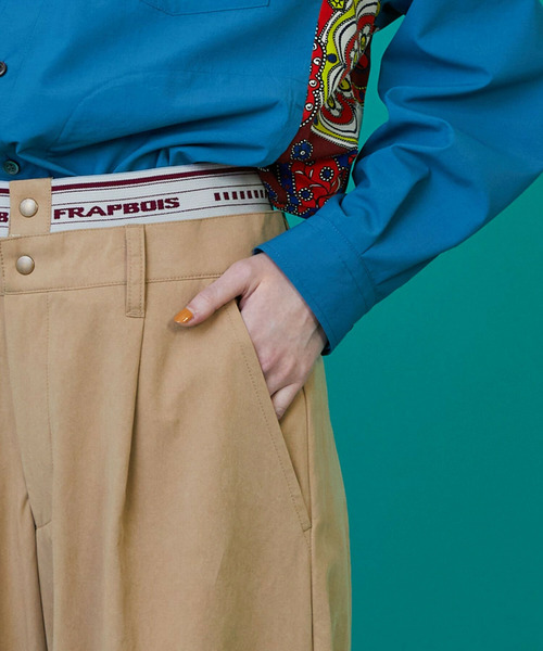 「FRAPBOIS」 パンツ 1 ネイビー レディース_画像7