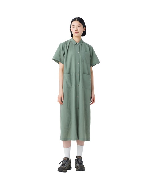 ワンピース  Peak / Breathable Quick Dry Dress snow peak（スノーピーク） シャツワンピース Snow Peak / Breathable