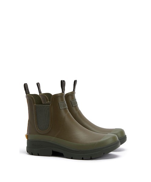 Barbour（バブアー） レインシューズ 長靴 Nimbus サイドゴア ショート