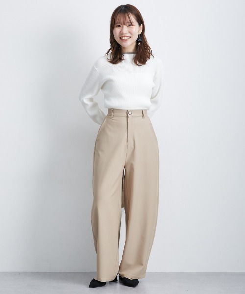 「nissen」 パンツ - ブラック レディース_画像5