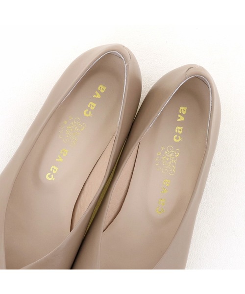 「cava cava」 パンプス 24.0cm プラチナム レディース_画像2