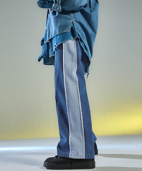 「ENDER PRODUCTS」 デニムパンツ M ブルー メンズ_画像3