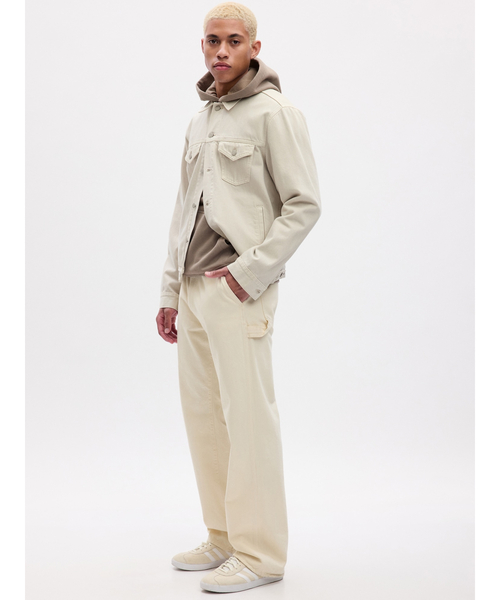「GAP」 プルオーバーパーカー X-SMALL パープル メンズ_画像3