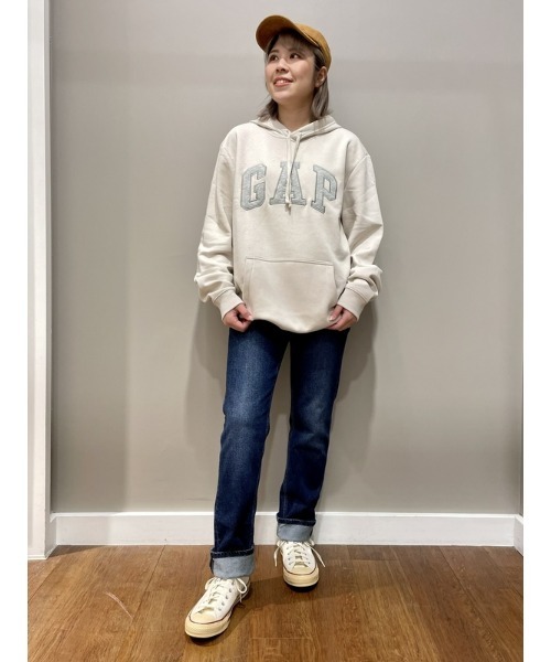 「GAP」 プルオーバーパーカー X-SMALL パープル メンズ_画像7