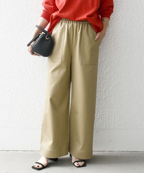 SHIPS any 「SHIPS any」 チノパンツ ONE SIZE ベージュ レディース