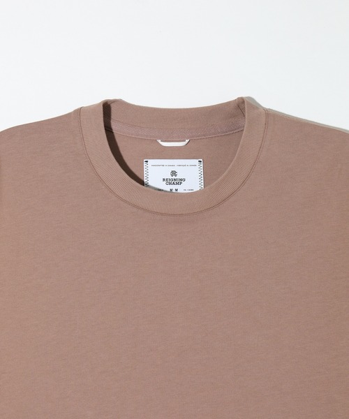 「REIGNING CHAMP」 半袖Tシャツ LARGE ピンク メンズ_画像5