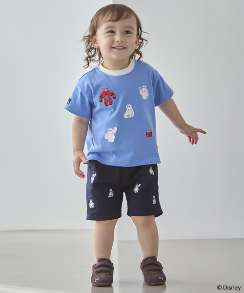 tシャツ 「Disney」「接触冷感」ベイマックス / アップリケTシャツ キッズ 子供服 男の子 女の子 | petit main | 12