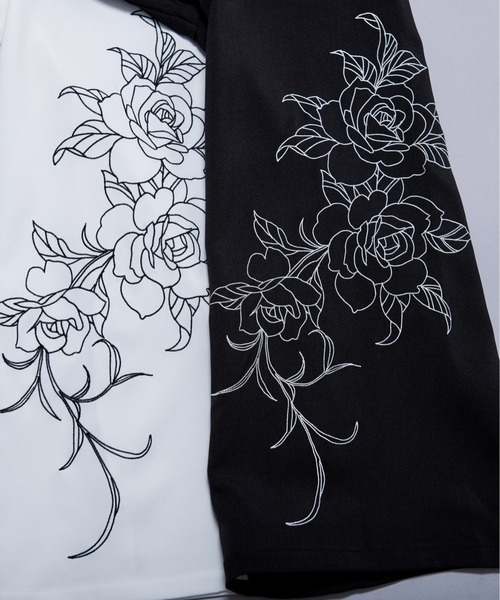 「Ellno Loset」 長袖シャツ LARGE ブラック メンズ_画像3