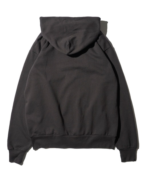 「Healthknit」 ジップアップパーカー MEDIUM ブラック メンズ_画像5