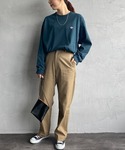 「DANTON」 長袖カットソー 38 ホワイ...の詳細画像5