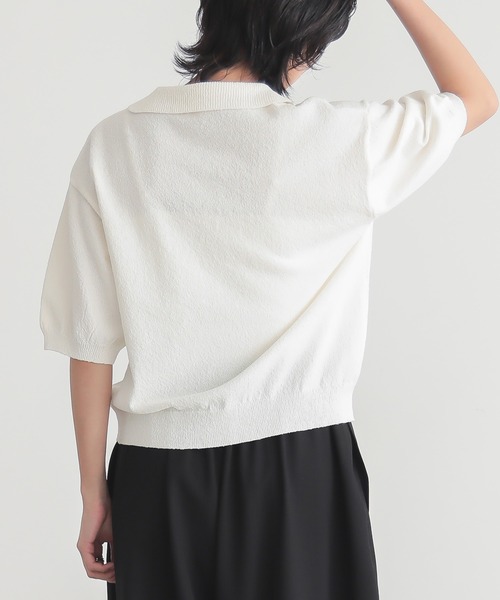 「for/c」 半袖ニット M ホワイト レディース_画像6