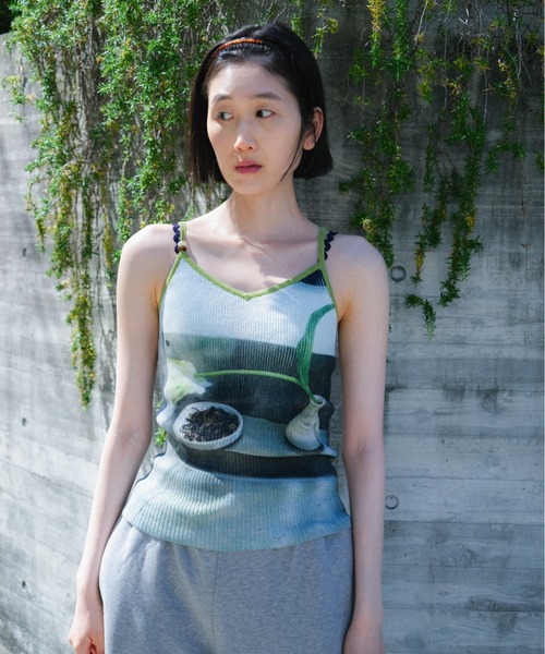 PAMM（パム） キャミソール 生活写真のニットキャミ : ZOZOTOWN Yahoo