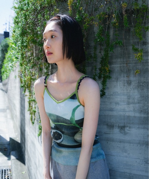 PAMM（パム） キャミソール 生活写真のニットキャミ : ZOZOTOWN Yahoo