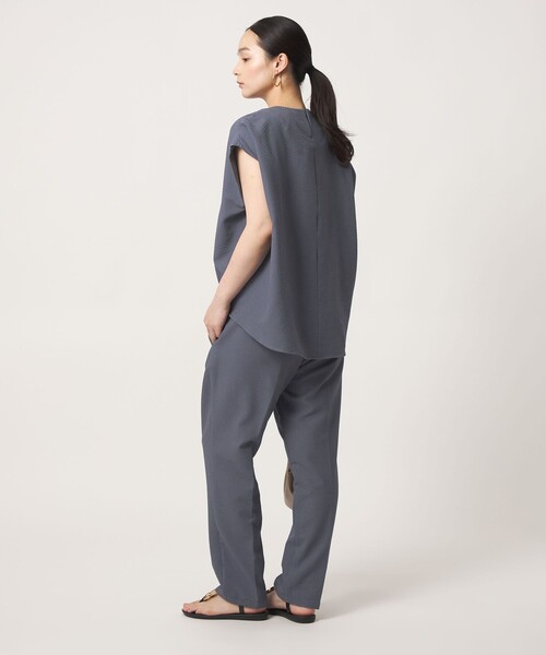 「A DAY IN THE LIFE UNITED ARROWS」 半袖ブラウス FREE ダークグレー レディース_画像4