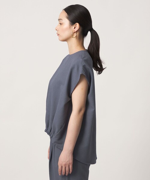「A DAY IN THE LIFE UNITED ARROWS」 半袖ブラウス FREE ダークグレー レディース_画像6