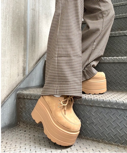 「R&E」 ローカットスニーカー M アイボリー レディース_画像7