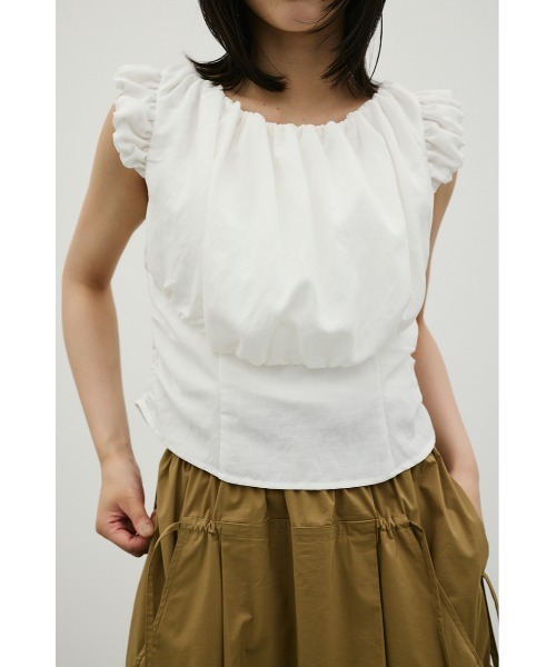 STYLEMIXER（スタイルミキサー） tシャツ オフショルギャザー 