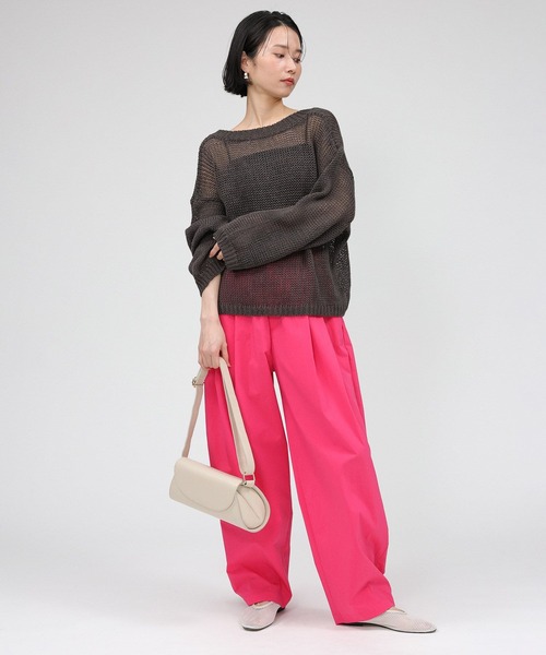 「BABYLONE」 パンツ 36inch ブラック レディース_画像7