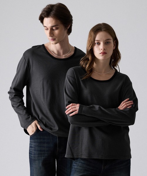 CLEL（クレイル） tシャツ 「CLEL」Giza Cotton U-Neck T-Shirt / ギザ