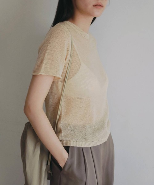 anuke（アンヌーク） ニット セーター anuke Wrapcami Layered Knit