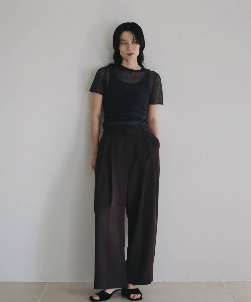 anuke（アンヌーク） ニット セーター anuke Wrapcami Layered Knit