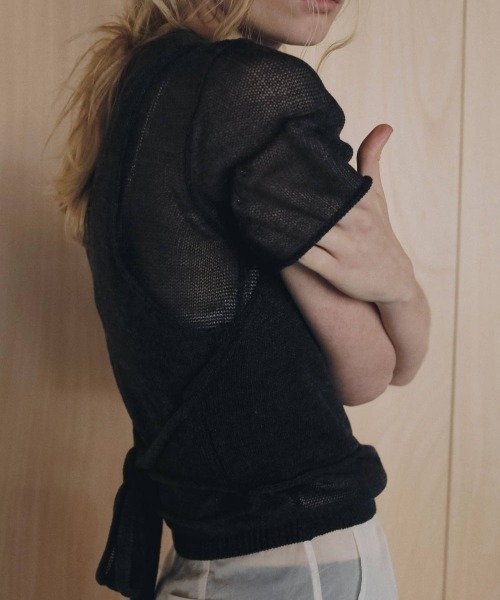 anuke（アンヌーク） ニット セーター anuke Wrapcami Layered Knit