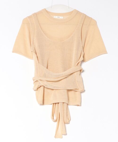 anuke（アンヌーク） ニット セーター anuke Wrapcami Layered Knit