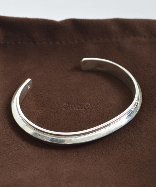 SunKu（サンク） バングル 39/サンク FLAT + TRIANGLE BANGLE メンズ