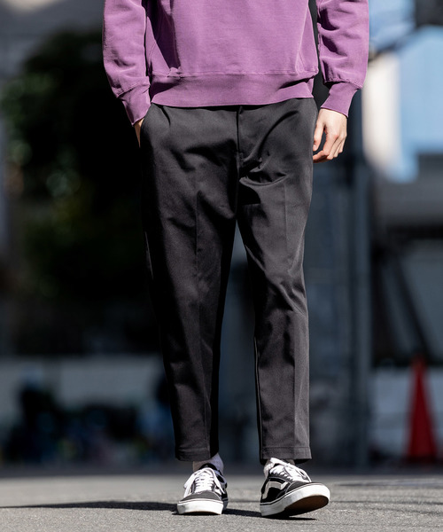 Dickies（ディッキーズ） チノパン ワイドテーパード9分丈ワークパンツ