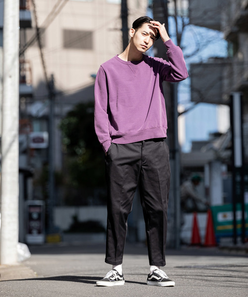 Dickies（ディッキーズ） チノパン ワイドテーパード9分丈ワークパンツ
