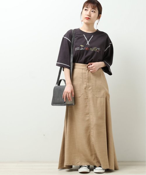 即納大人気 スカート 製品バイオウォッシュ加工変わり織りフレアスカート ZOZOTOWN PayPayモール店 - 通販 - PayPayモール 本物保証限定SALE