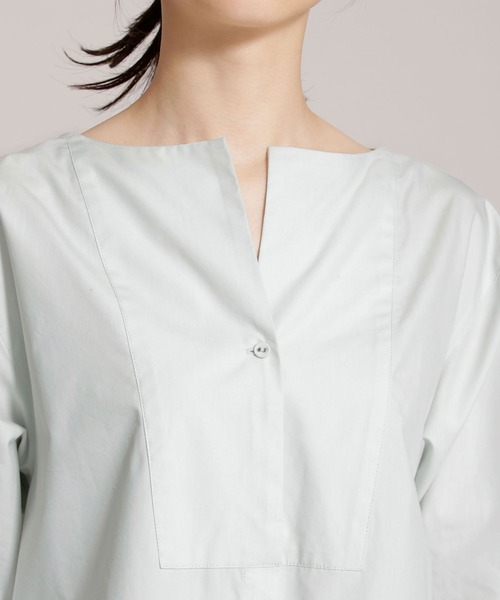 シャツ ブラウス トゥルーコットン フロントヨークロングシャツ 長袖|ZOZOTOWN |13