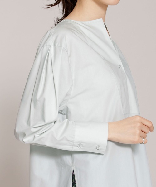 シャツ ブラウス トゥルーコットン フロントヨークロングシャツ 長袖|ZOZOTOWN |14