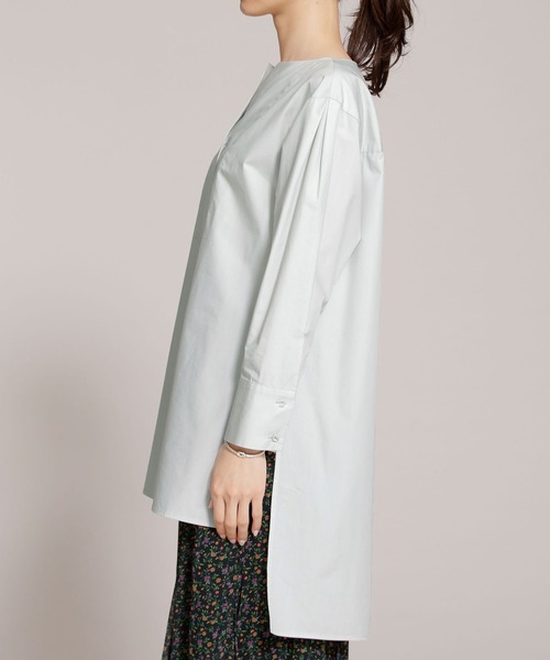 シャツ ブラウス トゥルーコットン フロントヨークロングシャツ 長袖|ZOZOTOWN |10