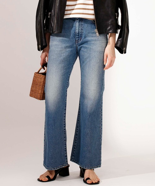 パンツ ATTICK BY JOHNBULL/FLARE DENIM ATTICK BY JOHNBULL/アティック バイ ジョンブル】 FLARE DENIM