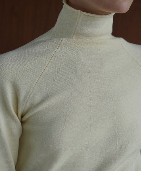 CLANE ニット セーター 「CLANE/クラネ」ROLL H/N KNIT TOPS