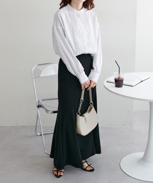 ブラウス シャツ sheer pin dot blouse レディース SALE】sheer pin dot blouse #2カラー | SHIRT/BLOUSE | JUMELLE