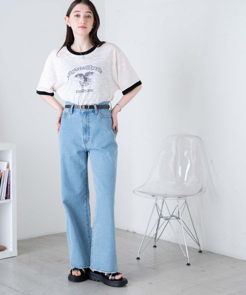 tシャツ Tシャツ メンズ WEGO/ヴィンテージロゴリンガーT｜zozo｜25