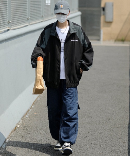 MGV（エムジーヴィー） ブルゾン アウター バイカラートラック