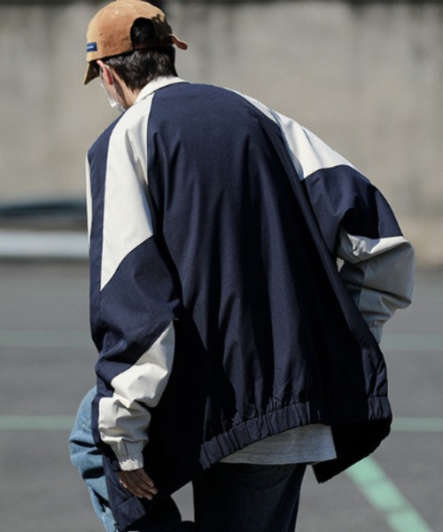 MGV（エムジーヴィー） ブルゾン アウター バイカラートラック