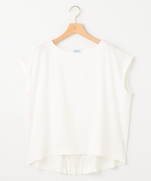 組曲 tシャツ 「洗える」シルケットポンチ ラウンドネック