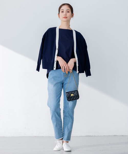 tシャツ 「洗える」シルケットポンチ ラウンドネックカットソー レディース 組曲 tシャツ 「洗える」シルケットポンチ ラウンドネック