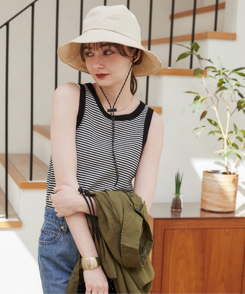 タンクトップ キャミソール ノースリーブ　アメリヴィンテージ Ameri Ameri VINTAGE（カットソー(半袖/袖なし)）のフリマアイテム一覧
