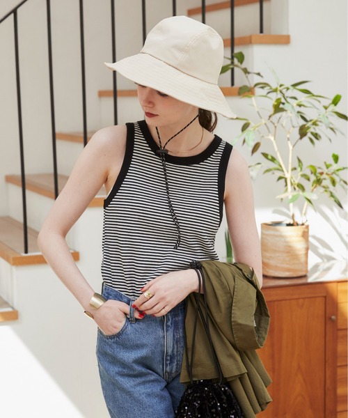 Ameri vintage アメリ タンクトップ ノースリーブ Ameri VINTAGE - AMERI マルタタンクトップの通販 by vanilla's