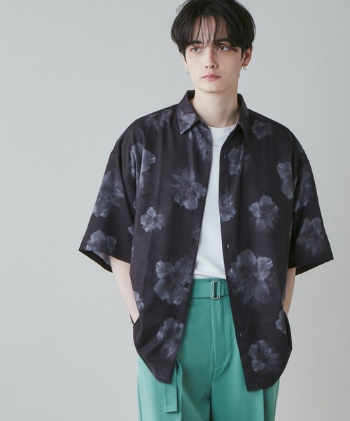 LUCY（ルーシー） シャツ LUCY/アムンゼン 総柄BIGシャツ メンズ